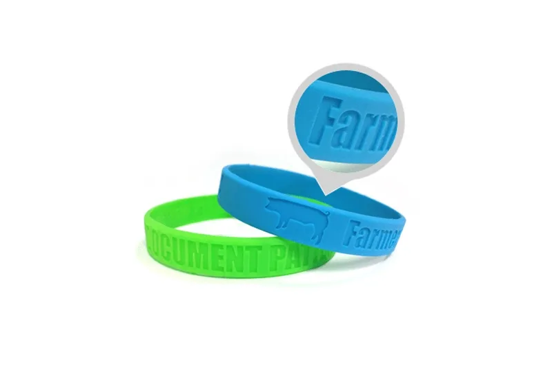 Debossed Wristbands